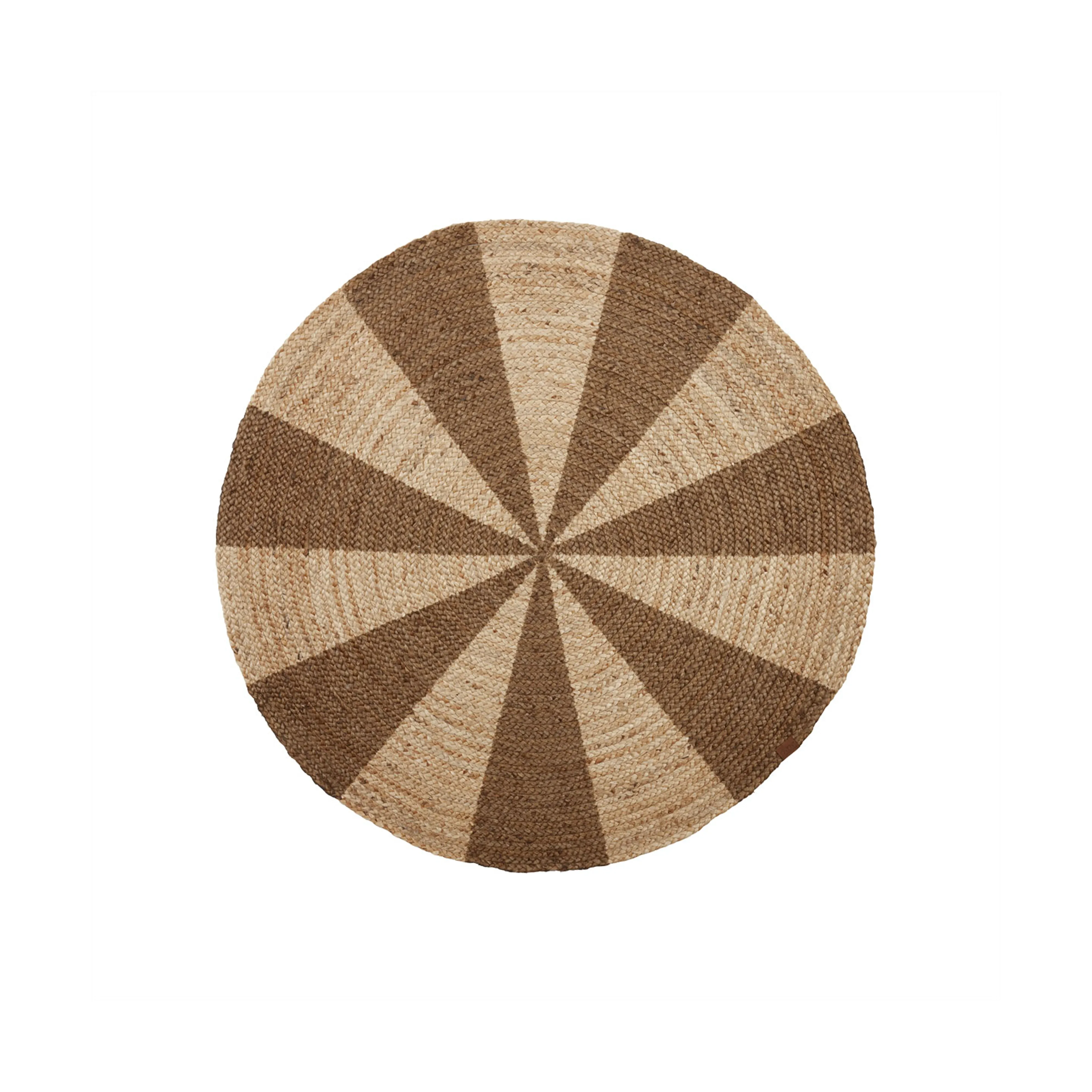 OYOY julgransmatta Ø120 cm, jute i naturton