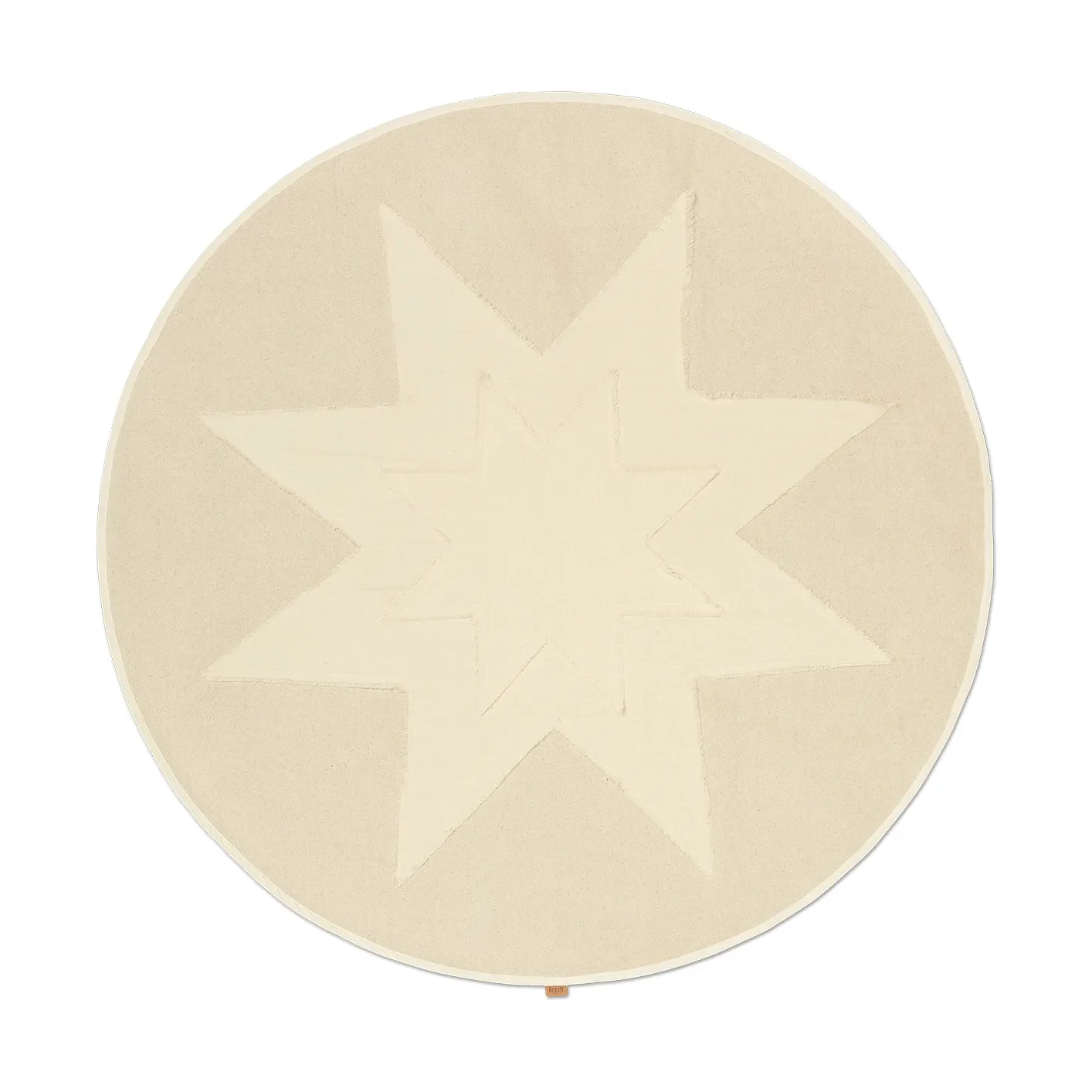 Ferm Living Vela Star julgransmatta, Natural