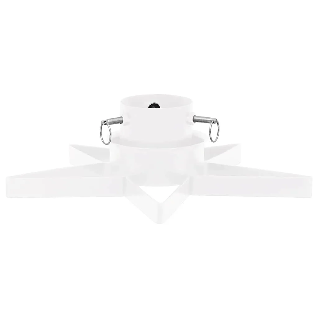 vidaXL Julgransfot vit 47x47x13,5 cm