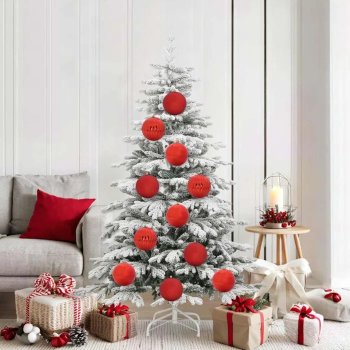 vidaXL Julkula Set XL 9 pcs Röd Plast