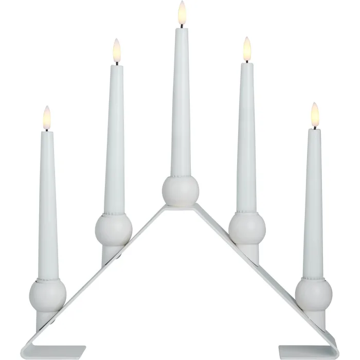 Watt&Veke Luna adventsljusstake, vit