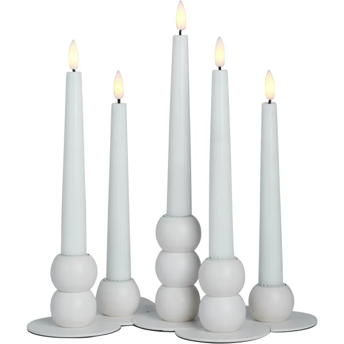 Watt&Veke Lykke LED adventsljusstake, vit
